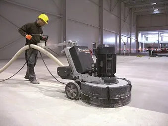 CONCRETE FLOOR PREPARATION USES THREE PHASE PRODUCTION TO MEET DEADLINE