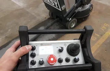 CONCRETE FLOOR GRINDING DONE RIGHT WITH THE REMOTE 650RC