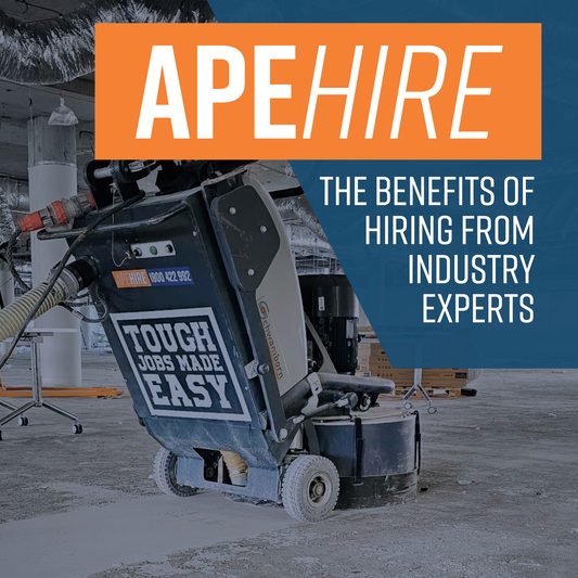 Why Hire Concrete Grinders & Flooring Equipment from the Experts in Brisbane