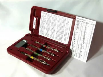 MOHS HARDNESS TESTER THE PERFECT KIT FOR ANY CONTRACTOR USING DIAMOND GRINDING WHEELS, CUTTING TOOLS