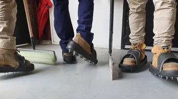 The Only Flexible Spiked Shoes with No Buckles, Straps or Adjustments