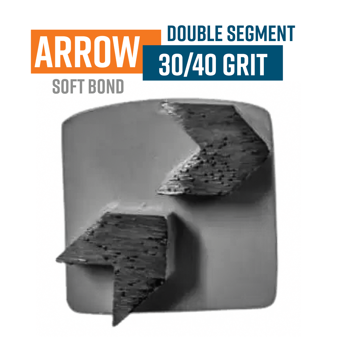 ARROW DOUBLE - 30/40# - Orange (Soft Bond) - Redilock
