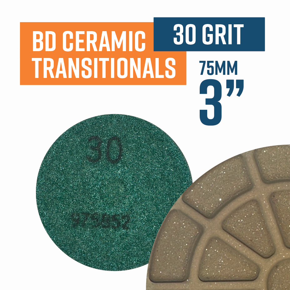 BSD Ceramic Transitional Pad 30 Grit