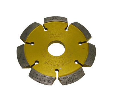 V segment 100mm (4'') Crack Chasing Saw Blade, 30/40 Grit, 9.5 x 10mm Segments