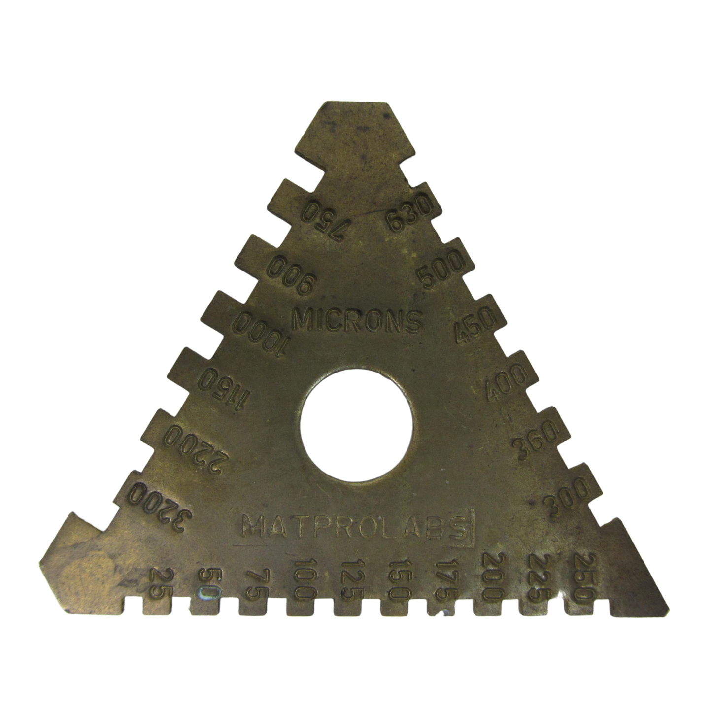 ALLPREP Coating Thickness Gauge Brass, wet film gauge