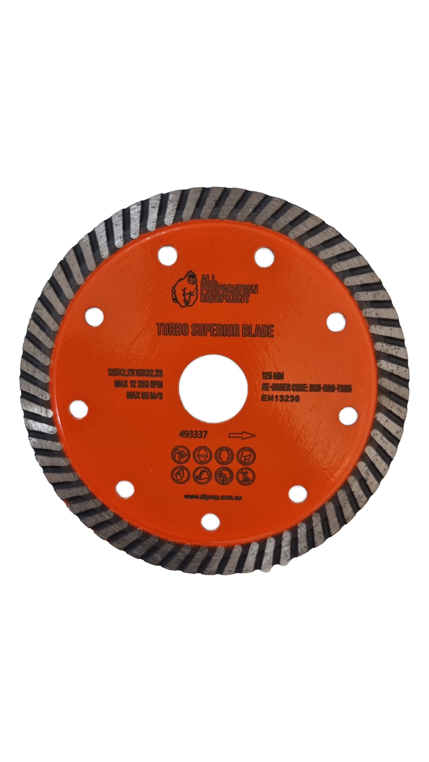 ALLPREP Turbo Superior Cutting Blade 125mm (5")