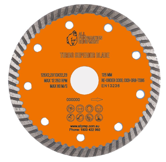 ALLPREP Turbo Superior Cutting Blade 125mm (5")