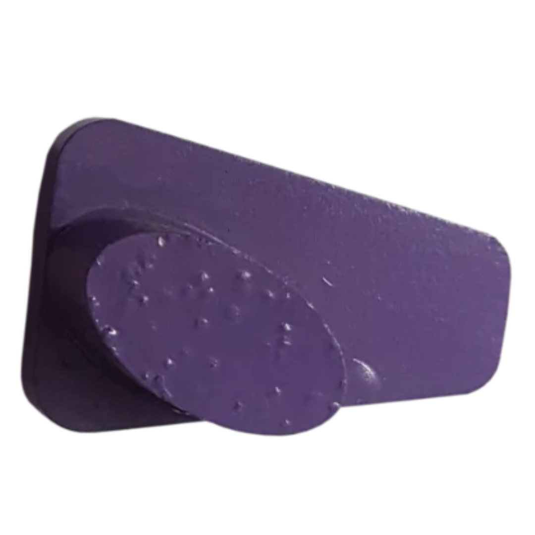 Economical Purple 150 Grit Knock On Diamond Grinding Shoe to suit Schwamborn 2VSK150E (Super Soft Bond)