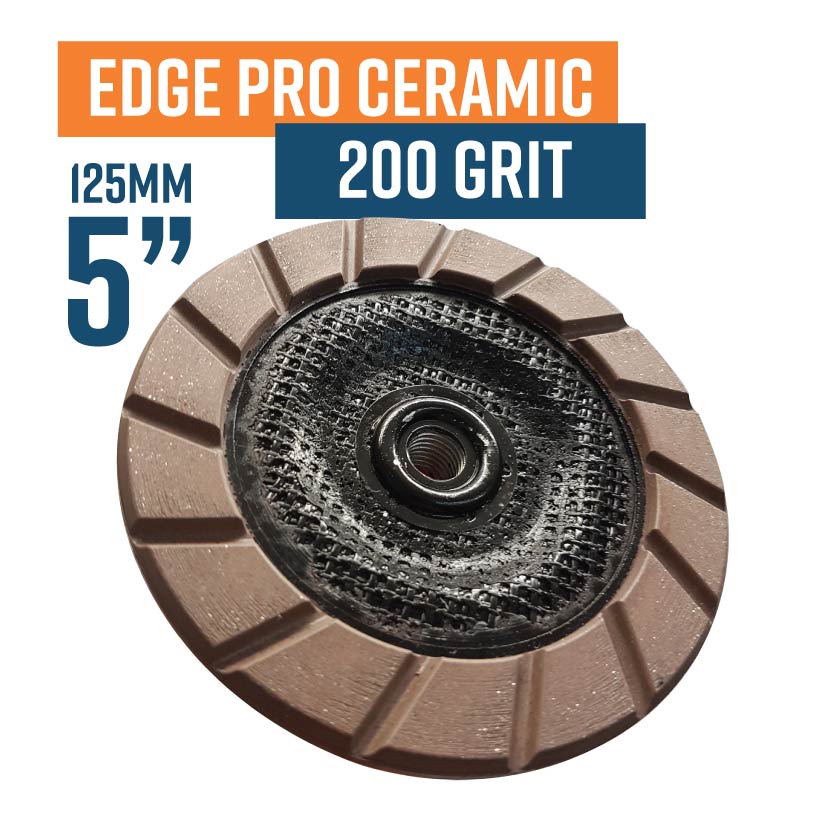 Edge Pro Ceramic 125mm (5'') Cup Wheel #200 grit
