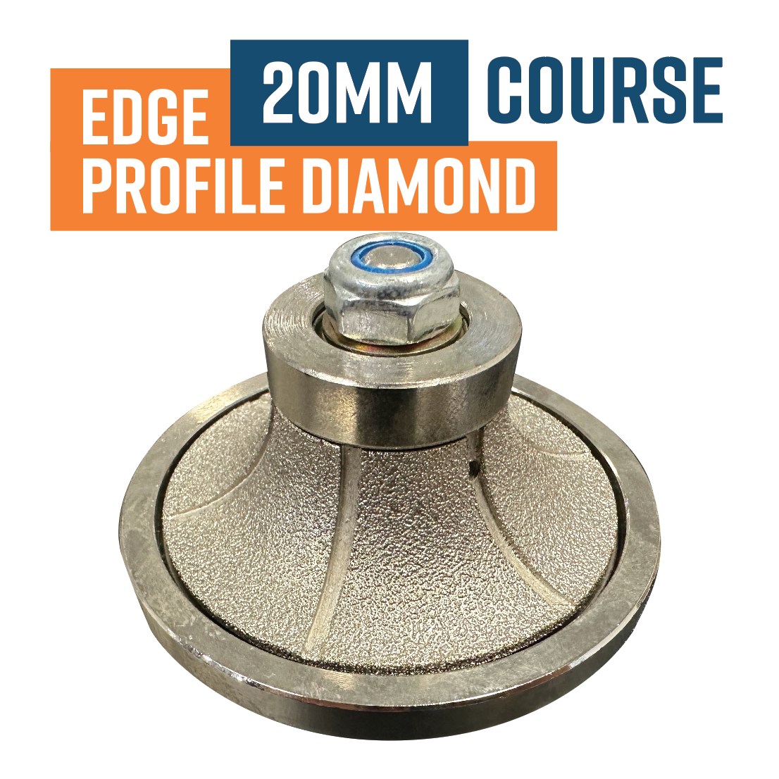 Edge Profile Tool 20mm Radius / Concrete Router Coarse grit