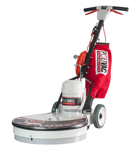 Polivac Stingray SL2000 Ultra High Speed Electric Burnisher with 50cm Pad Holer (SLB027), 1500rpm, 1.6kw, 2 pole motor, passive vac system