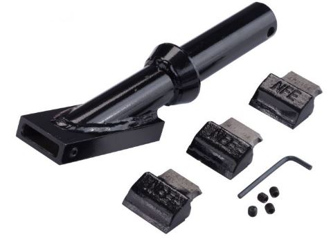 Ultra Heavy Duty Shank Holder supplied complete with 3x 2" Carbide Tips (402394), Grub Screws and Allen Key