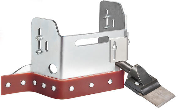Roll Complete Set: Deflector with Parquet Chisel (suits RO1 Floor Stripper) Ideal for removing of hard surfaces such as parquet and ceramic tiles. (Includes: Flexible mounted floor covering deflector, parquet chisel, tool holder for the chisel)