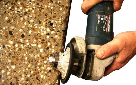 Edge Profile Tool 20mm Radius / Concrete Router Coarse grit