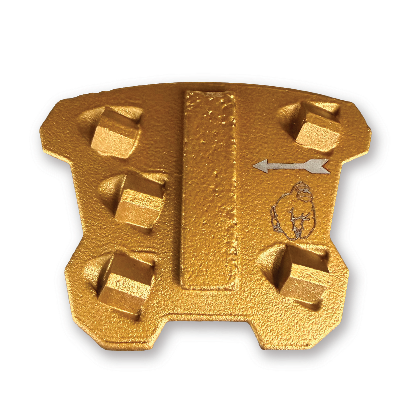 GRATER PCD - GOLD Left Direction- Schwamborn Knock-on Shoe