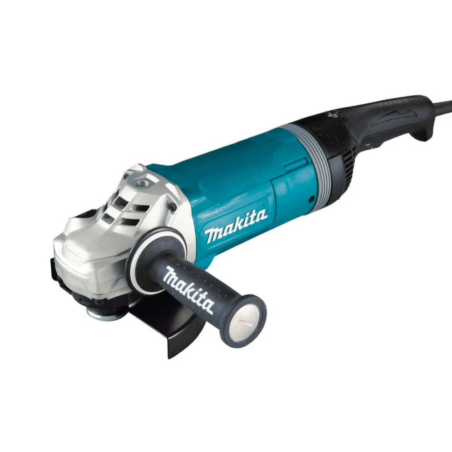Makita 175mm (7") Angle Grinder, 2400W, soft start, anti-vibration handle
