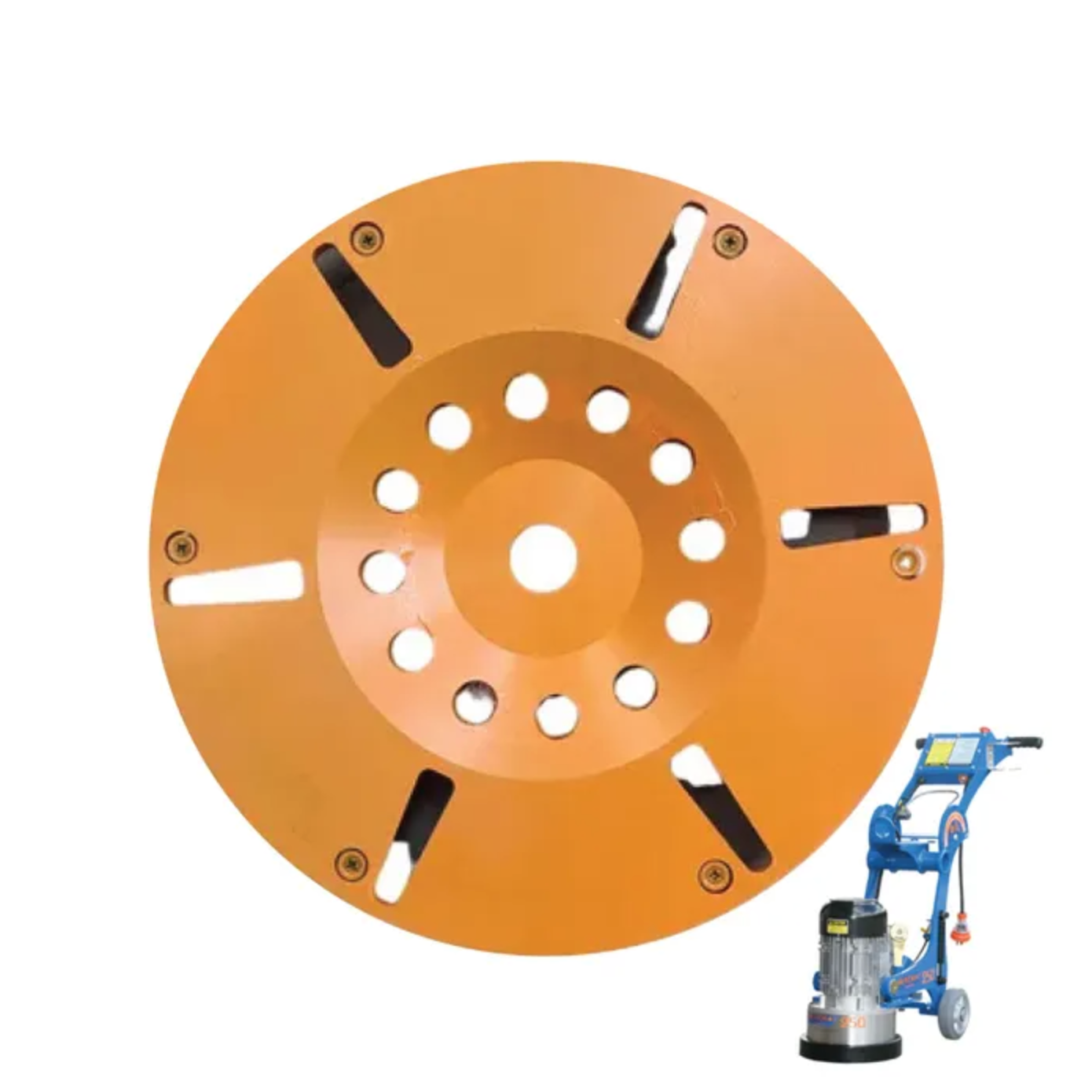 Conversion Plate 250mm for Knock On Diamond Shoes (Suits Meteor 250 Grinder)