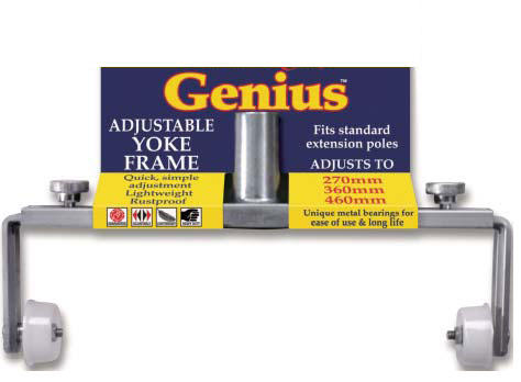Uni-Pro Genius Adjustable Aluminium Yoke Roller Frame 270mm - 460mm