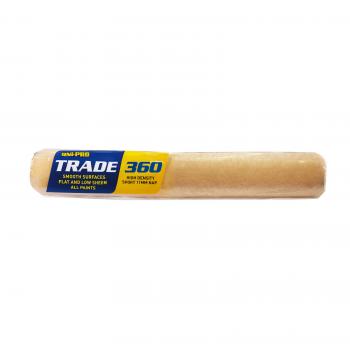 Uni-Pro UTS360mm x 10-11mm Nap Premium short roller cover sleeve - polyester-Yellow