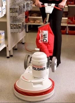 High Speed Polivac Polisher 400mm complete with Vacuum Attachment