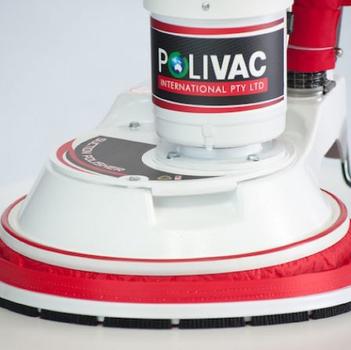 High Speed Polivac Polisher 400mm complete with Vacuum Attachment