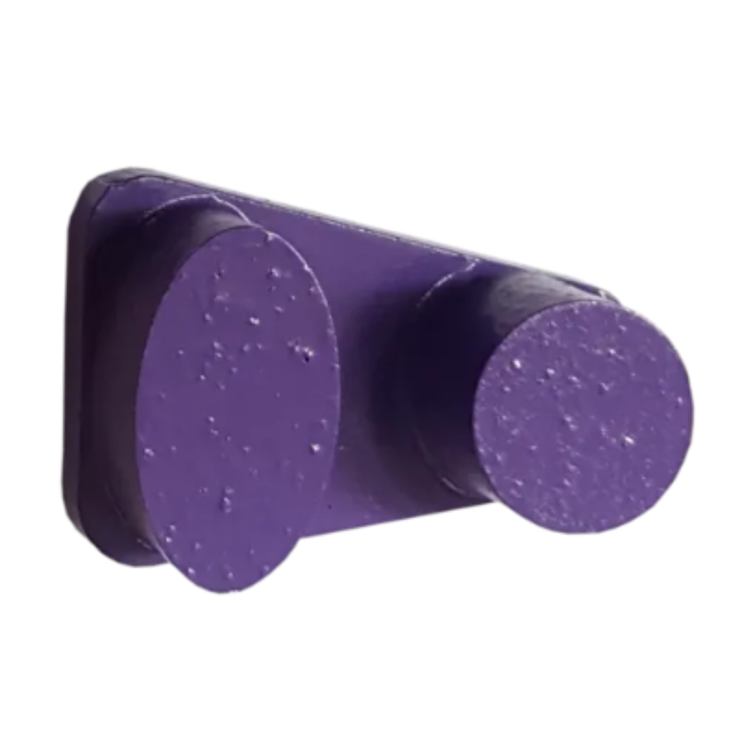 Premium Purple 40 Grit Knock On Diamond Grinding Shoe to suit Schwamborn 2VSK40 (Super Soft Bond)