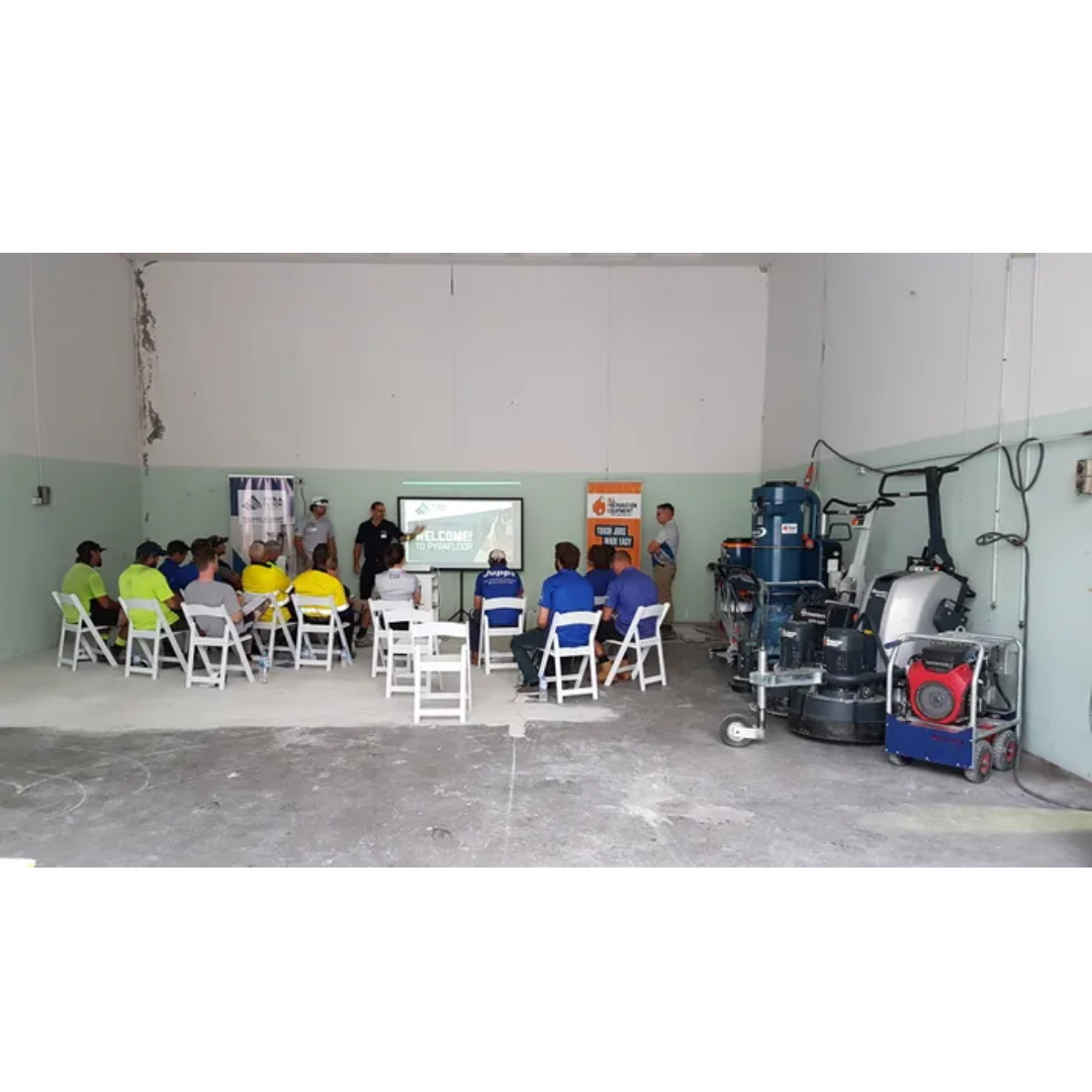 Brisbane Pyrafloor Polished Concrete Training Course 17th & 18th October 2024. Location: Murarrie Qld 4172 Attendee Name/s listed below (notify us if spelling is incorrect)