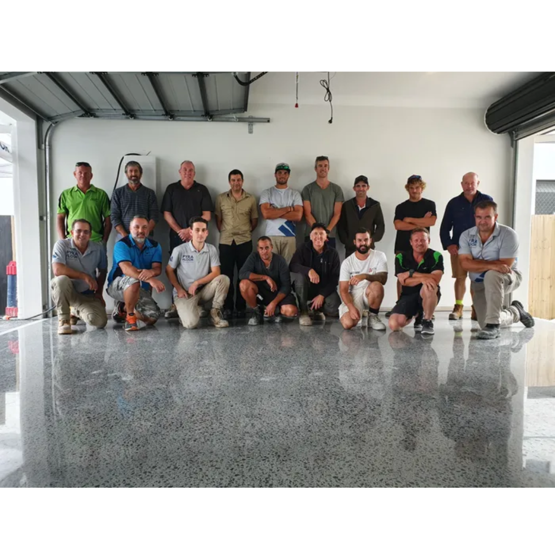 Brisbane Pyrafloor Polished Concrete Training Course 2nd & 3rd May 2024.  Location: Murarrie Qld 4172  Attendee Name/s listed below (notify us if spelling is incorrect)