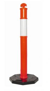 Safety T-Top Bollard 6kg Weight Base - Class 1 Reflective