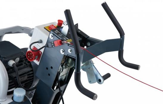 BEF320 Schwamborn Scarifier. Three phase , self-propelled 4x4 wheel drive , milling scarier. 11 Kw motor , 320 wide cut , 403kg , 72mm to edge ,148L x 66W x 112H , 0-8 m/min