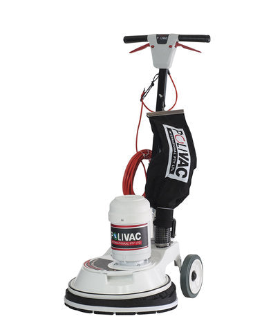 Polivac SV30 High Speed Sander. 40cm 364RPM 1.5kw 2 pole drive motor. 300 watt Vac Motor, comes fitted 1 x 3kg weight with CLUTCH PAD HOLDER (VI40I6), Includes 100 grit sand screen and driver.