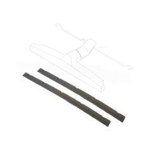 Pair of Rubber Strips 493/444 for Dustcontrol 7238 Floor Head (suits DC3900, Tromb and Storm Vacuums)