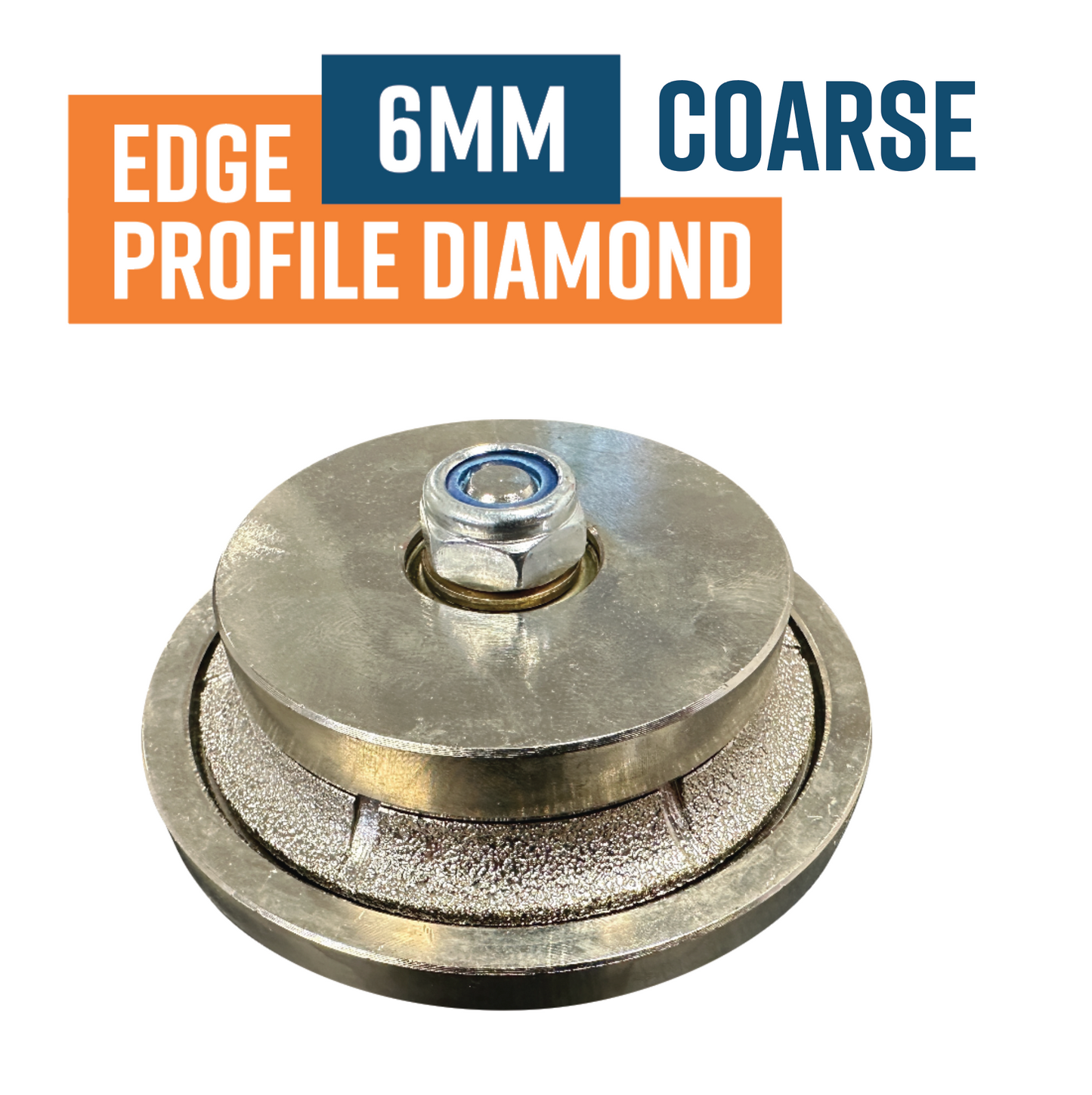 Edge Profile Tool 6mm Radius / Concrete Router Coarse grit