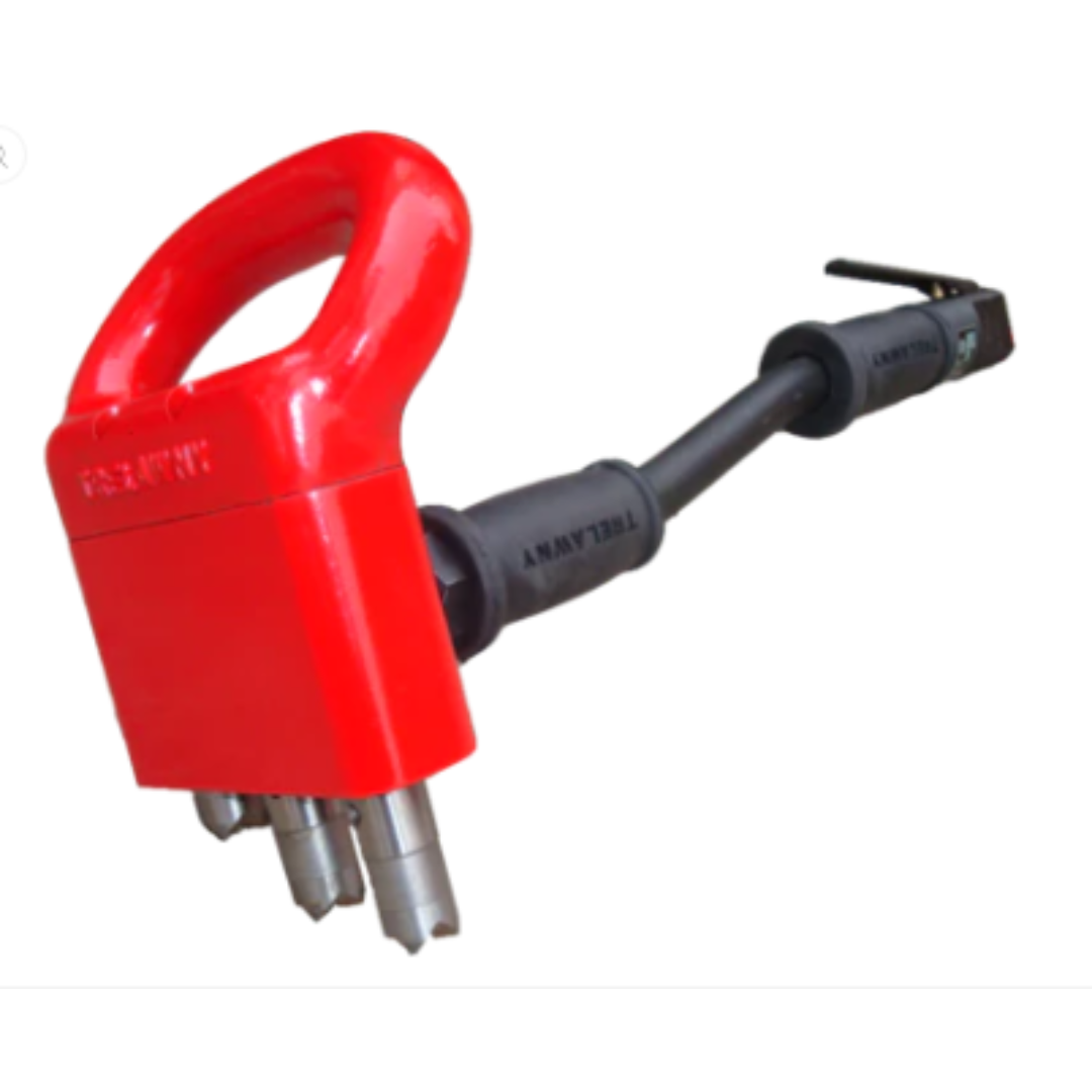 Air Tool Trelawny Pneumatic Triple Head Scabbler - 3 Point Head
(With back handle)