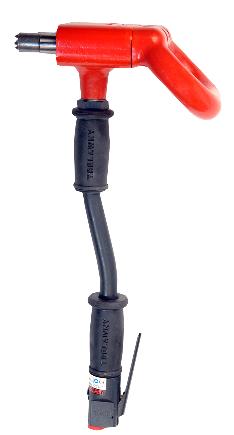 Air Tool Trelawny Pneumatic Triple Head Scabbler - 3 Point Head
(With back handle)