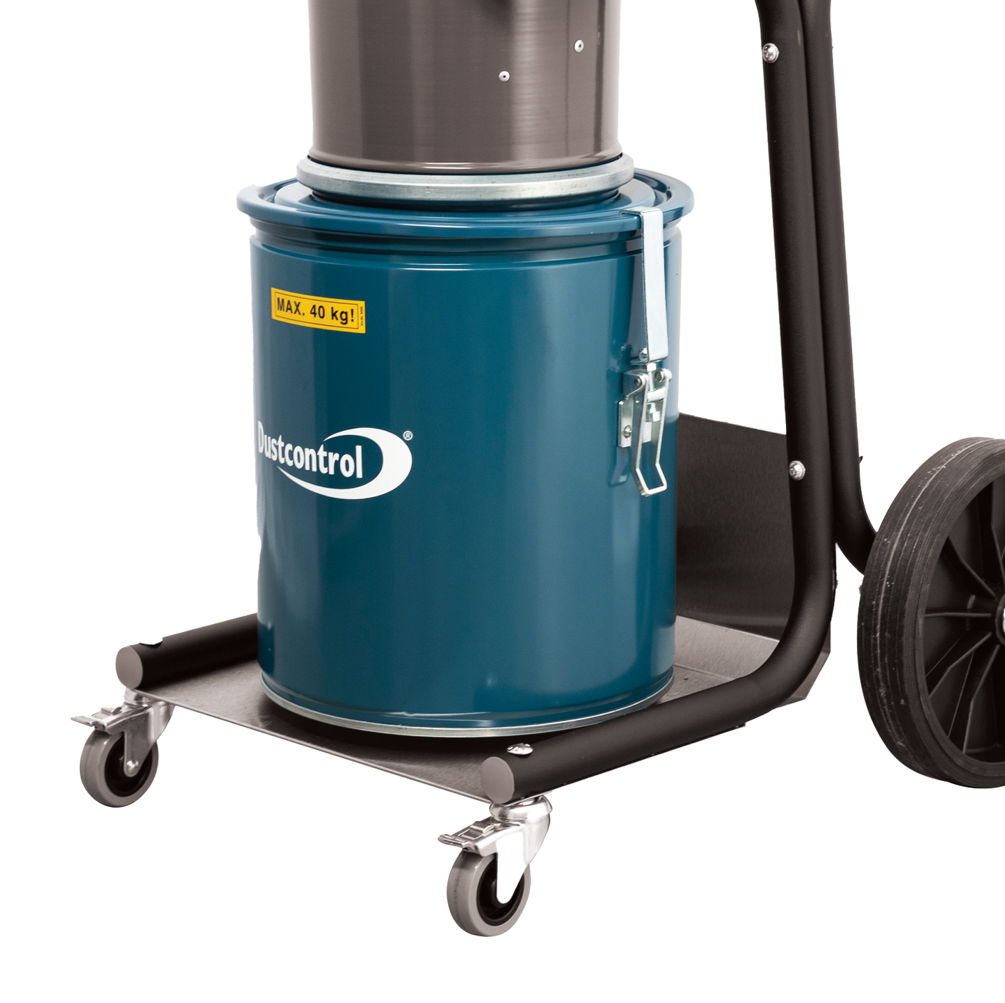 Tromb 400 Steel Canister Kit supplied complete with Lid, Clamp Ring and Seals for replacing Longopac bag collection. Also suit DCF Tromb Separator.