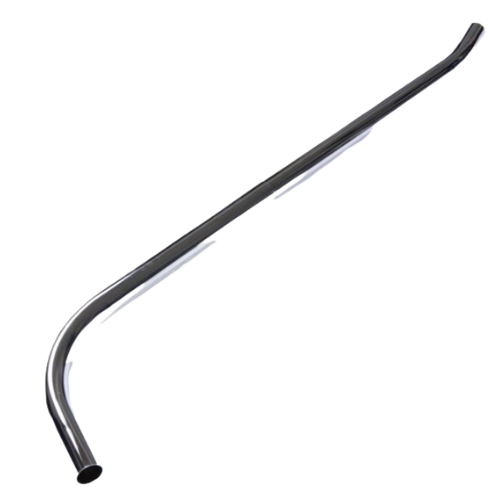 Dustcontrol Chrome Steel Suction Pipe 38mm Wand and Elbow Kit to suit DC1800 and DC2900