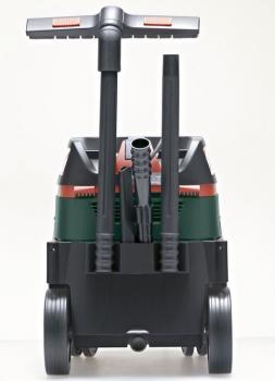 Metabo ASR 35L M Class Vacuum, 1400 W, Wet&Dry, AutoClean Plus, Auto-Start, Automatic Shut Down when liquids exceed max fill level, Includes 4 m x 35 mm Antistatic Hose, 248 hPa