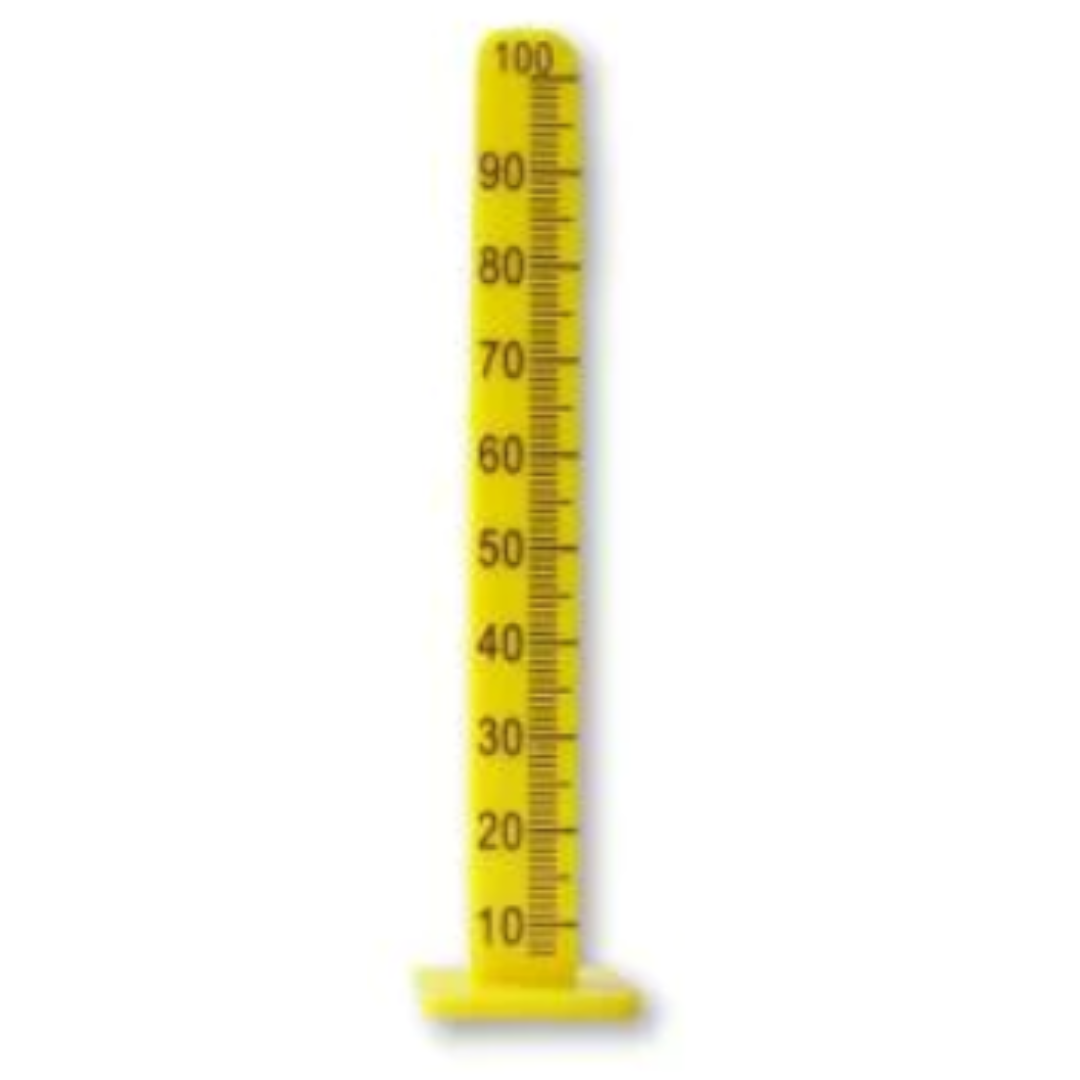 Yellow Floor Leveling Level Pegs with Adhesion Large 100mm pk100