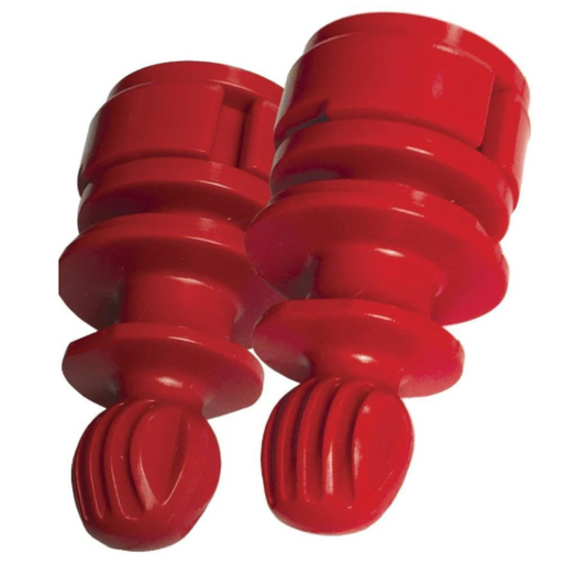 Zipwall Pole Floor adaptors (set of 2), for a foam rail to fit tight against a floor or ceiling on the same pole.