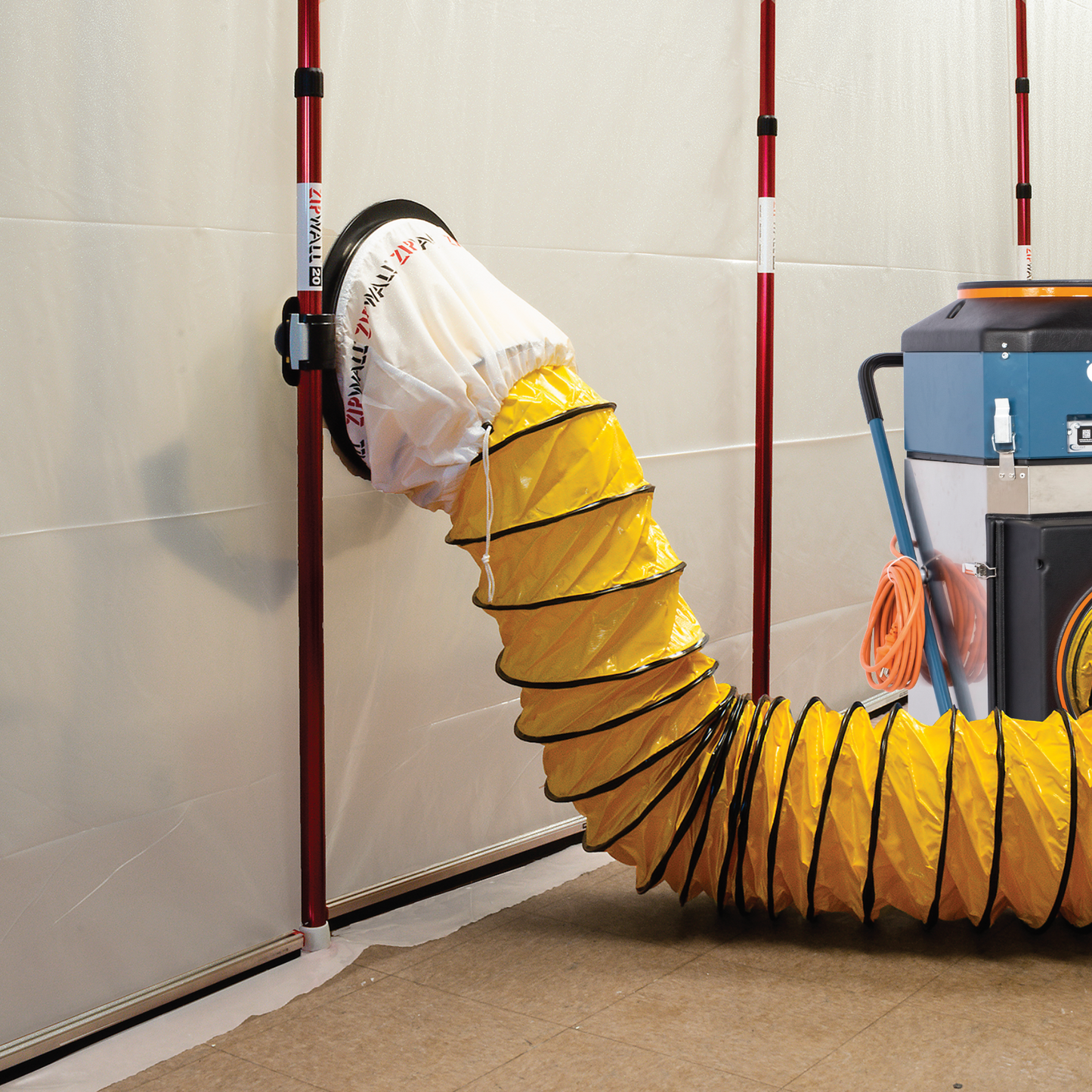 ZipWall® Dust Barrier PassThrough™
- Re-seal and Reusable
- Easy to Install
- No Tape Required