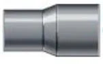 Dustcontrol Rubber Tool End Cuff - 50mm ID to 50mm OD - for Storm & Tromb Vacuums