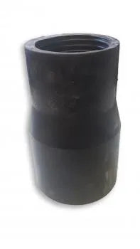 Dustcontrol Rubber Machine End Cuff - 76mm ID to 50mm OD - for Storm & Tromb Vacuums