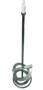 PORTAMIX HALF Height Helix Paddle 200x200x 16mm
(Use when mixing 2-3 bags only)