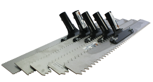 600mm Double Notched Rake - 6mm Notch Teeth