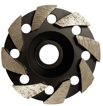 Wing 100mm (4'') (30/40 Grit Medium Bond) Diamond Grinding Wheel(DISC)
