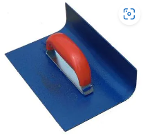 Coving trowel - 25mm radius, 145mm wide, 70mm high