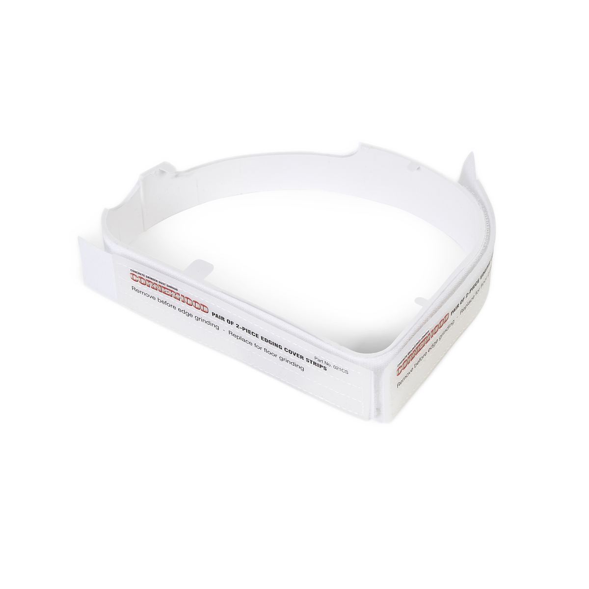 125mm (5'') GENUINE White Plastic Hovering Replacement dust skirt to suit 125mm Corner Shrouds