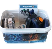 Sundstrom SR100 P3 Asbestos Respiratory Kit (M/L) Includes 1x Silicone Half Mask, 1x Particle Filter, 5x Pre-filters, 1 x Cleaning Tissue, 1x Storage Box