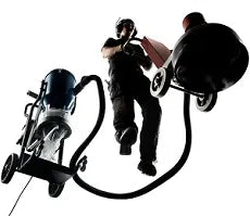 DUSTCONTROL TROMB 400L VACUUM - FEEL THE POWER OF THIS SINGLE PHASE CONCRETE DUST VACUUM